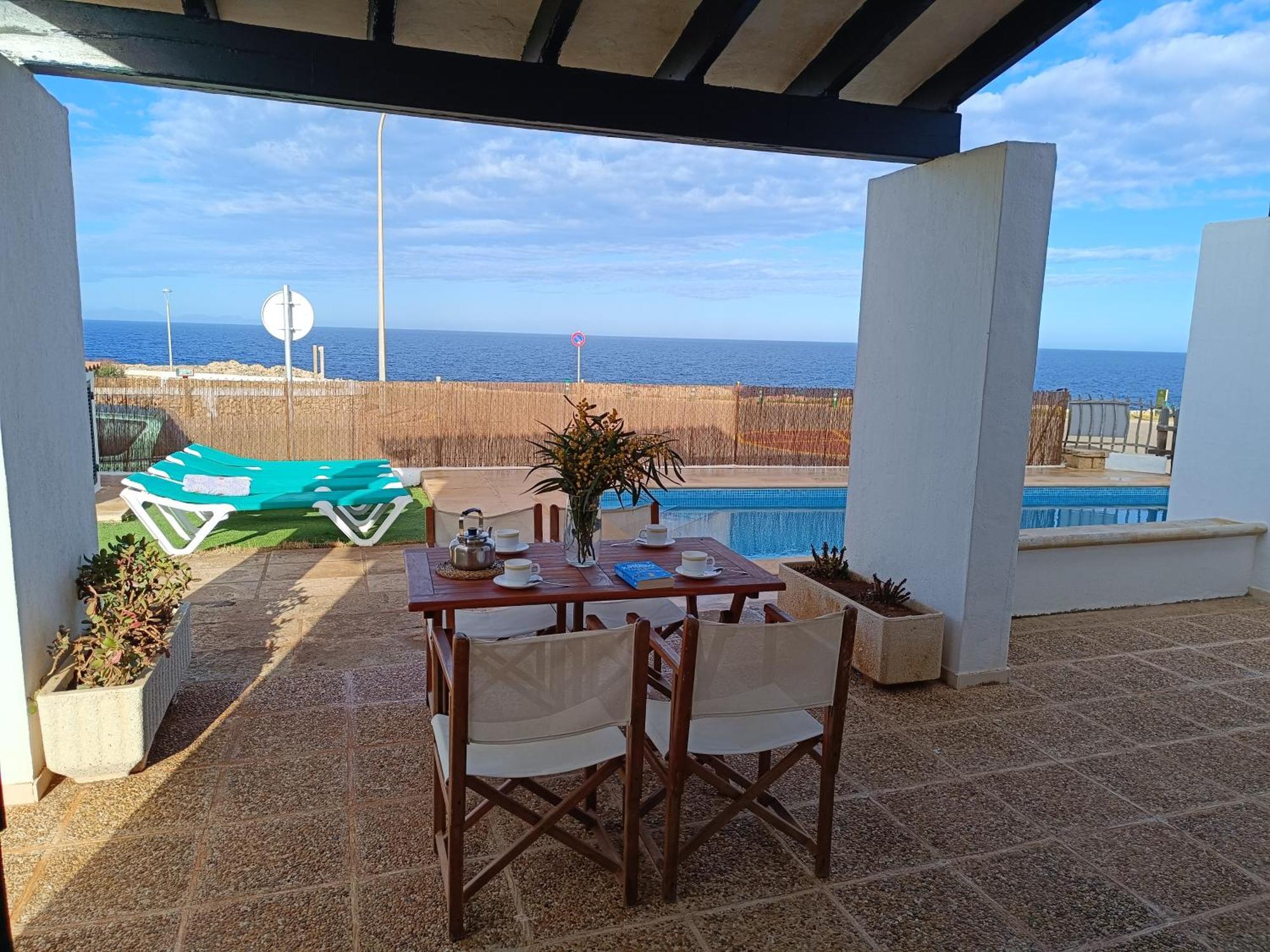 Villa Victor - Primera Linea Mar, Vista A Puesta De Sol Cala'N Blanes  Dış mekan fotoğraf